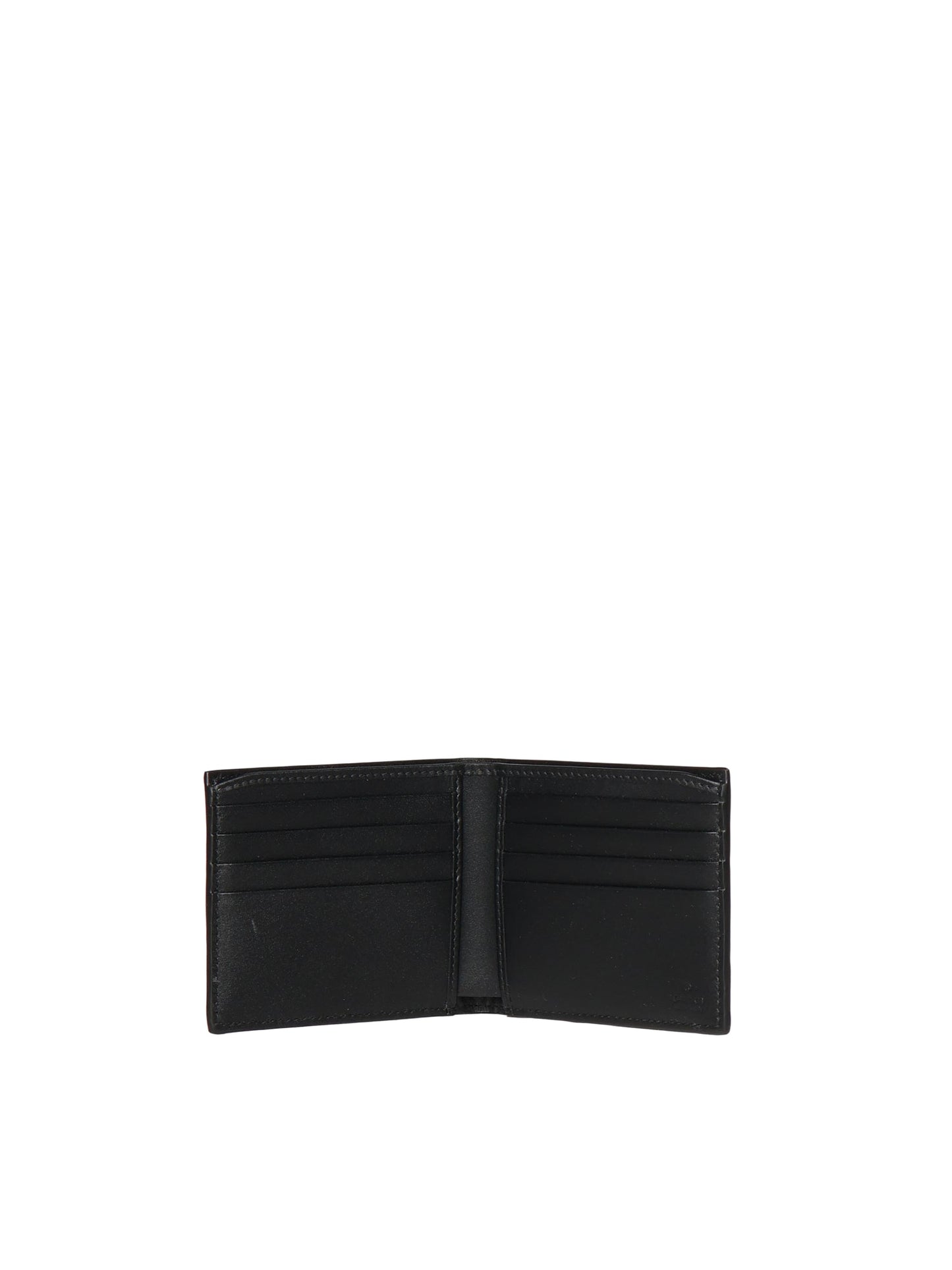 Portafoglio bi-fold GG Emblem in pelle
