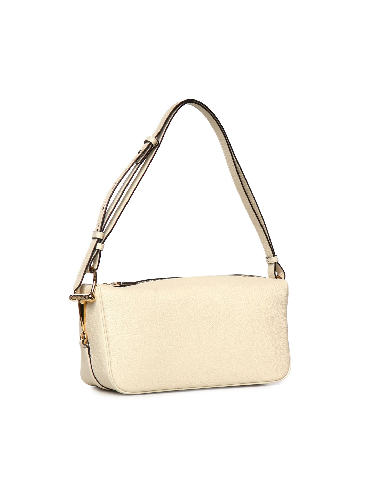 Borsa a spalla Gucci Half Horsebit media in pelle