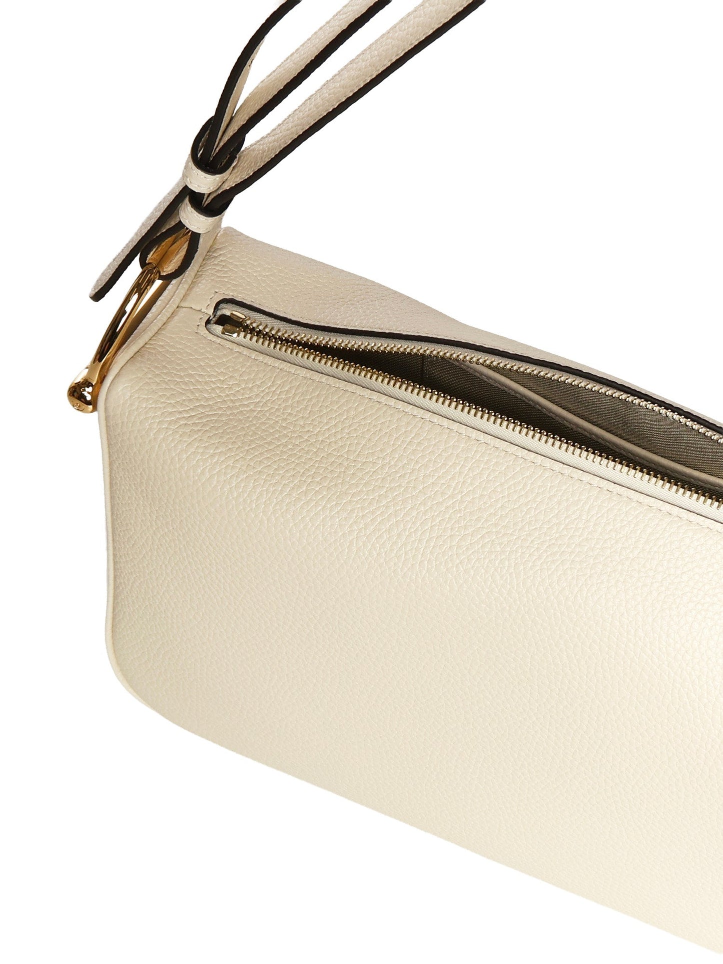 Borsa a spalla Gucci Half Horsebit media in pelle