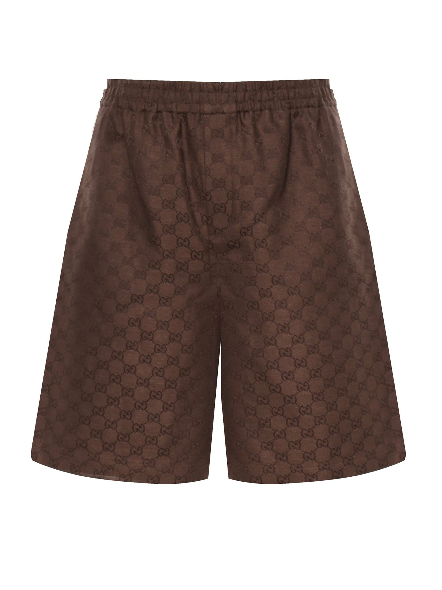 Shorts in tessuto GG in misto lino