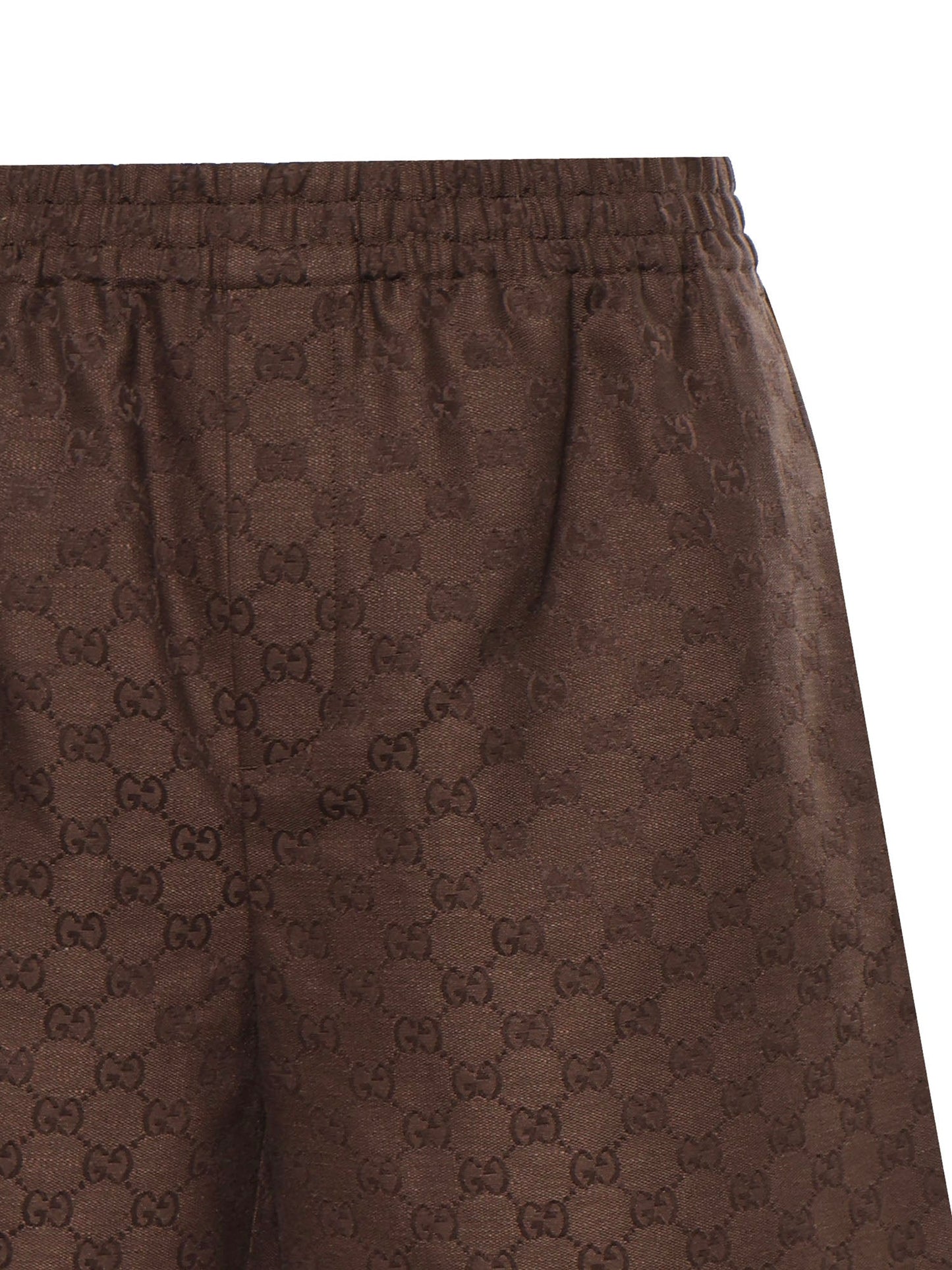 Shorts in tessuto GG in misto lino