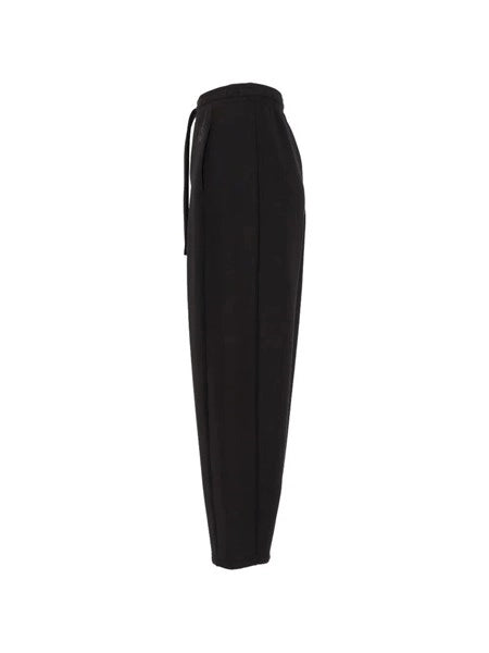 Pantalone flare in jersey stretch