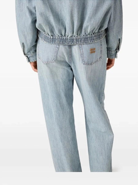 Pantaloni in denim chambray