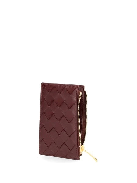 Portacarte Intrecciato con zip