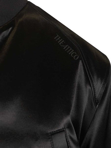 Bomber in satin