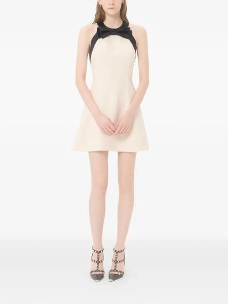 Abito Corto In Crepe Couture