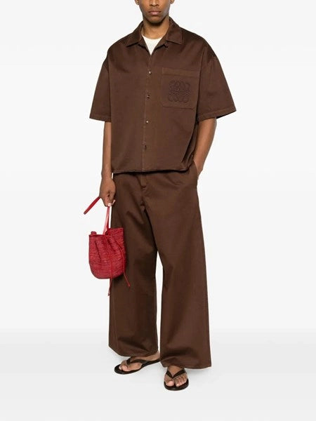 Pantaloni con coulisse in cotone