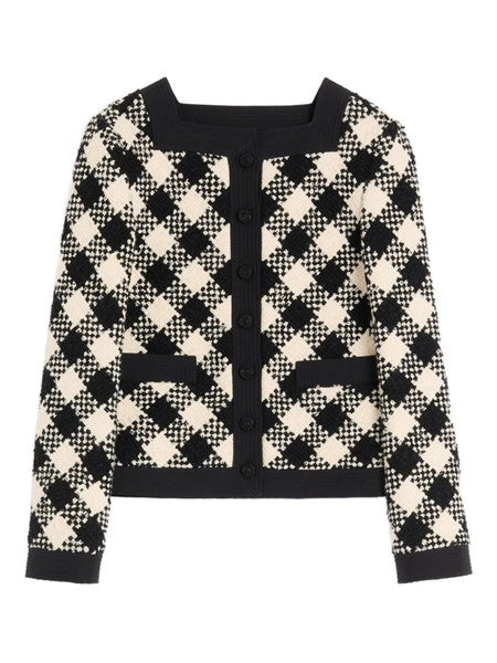 Giacca in tweed Damier