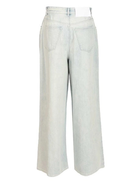 Jeans gamba larga