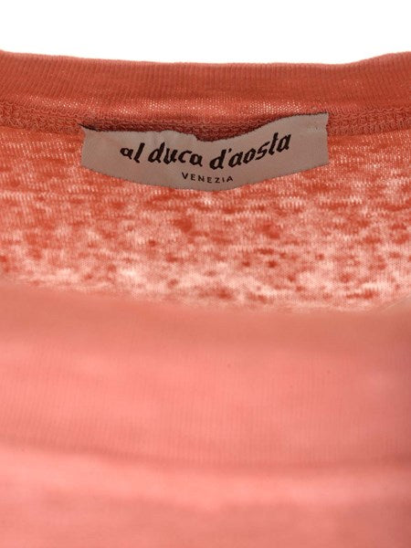T-Shirt in jersey  di lino fiammato