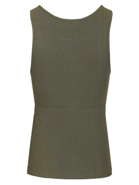 Canotta "CASSANDRE" in jersey di cotone a coste