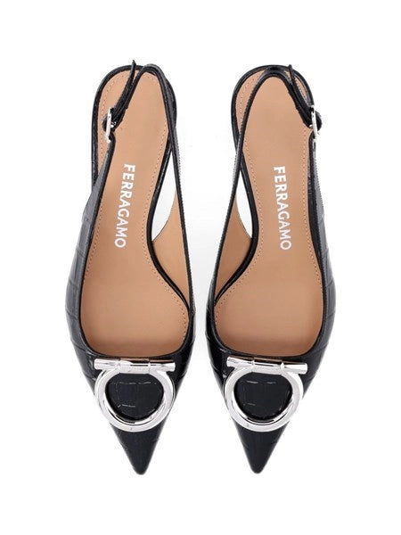 Slingback Maxi Gancini