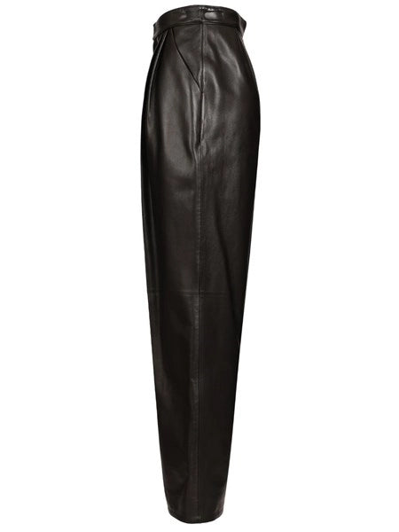 Pantaloni in pelle lucida