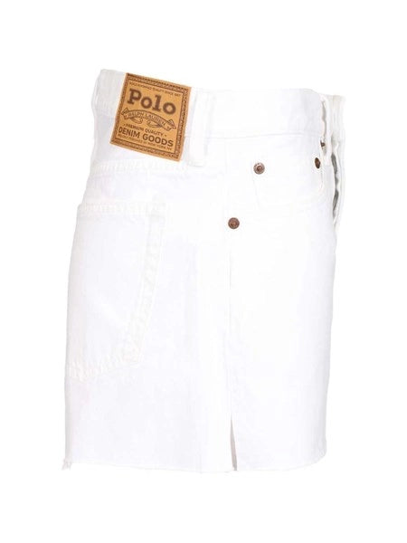 Short sfrangiati in denim