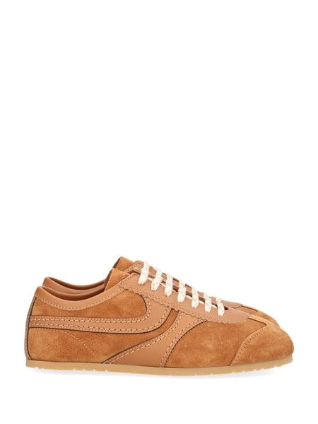 Sneakers in pelle e suede