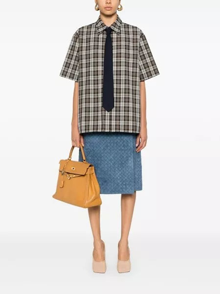 Camicia in cotone compatto