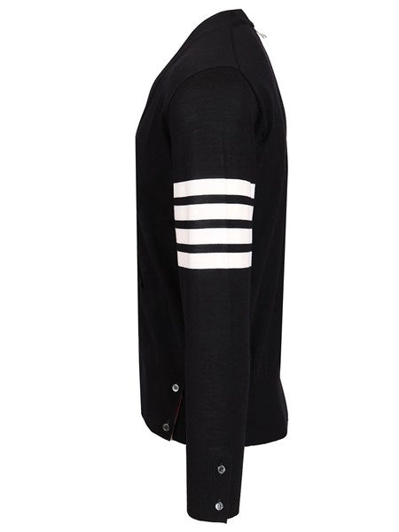 Cardigan classico con scollo a V