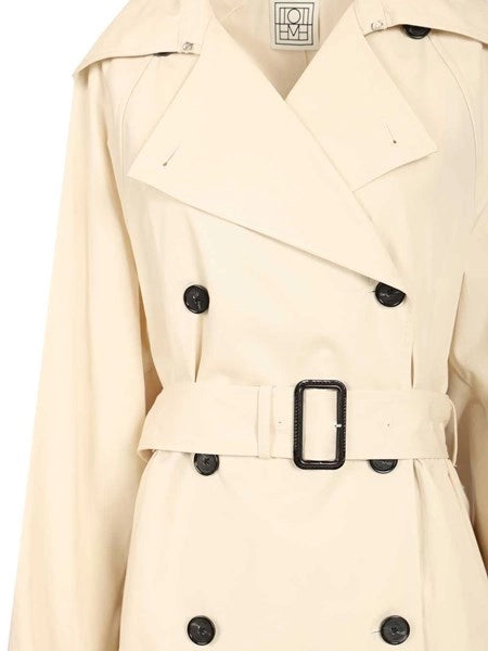 Trench in cotone lavato