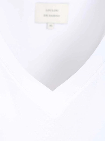 T-shirt a V cotone Supima