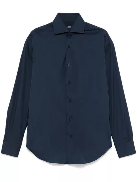 Camicia in popeline stretch