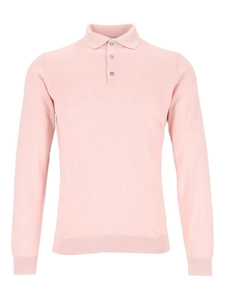Polo in seta e cashmere