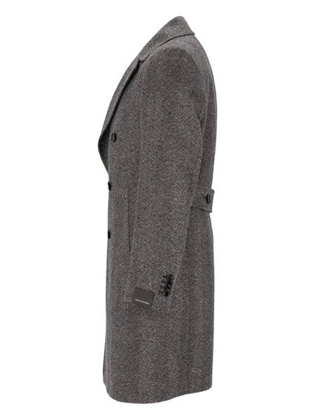 Cappotto doppiopetto resca