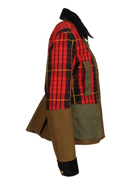 Giacca in ripstop tartan
