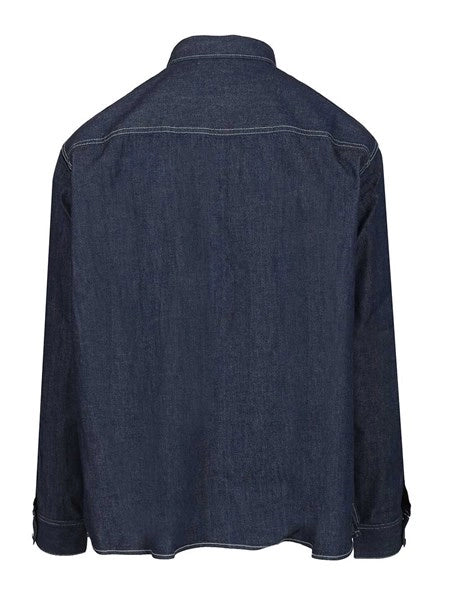 Giacca camicia in denim