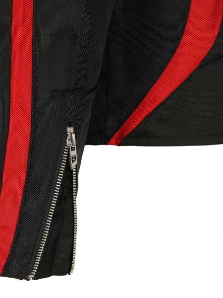 Giacca biker in nylon
