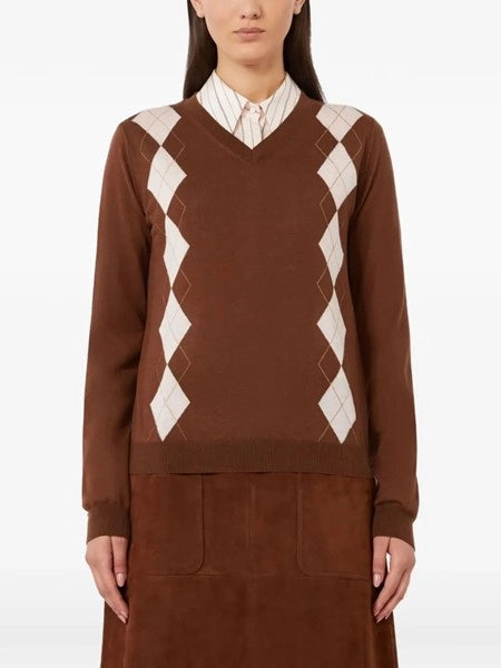 Maglia in lana e seta