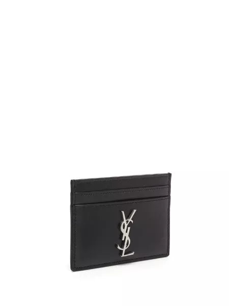 CASSANDRE Porta carte in pelle nera