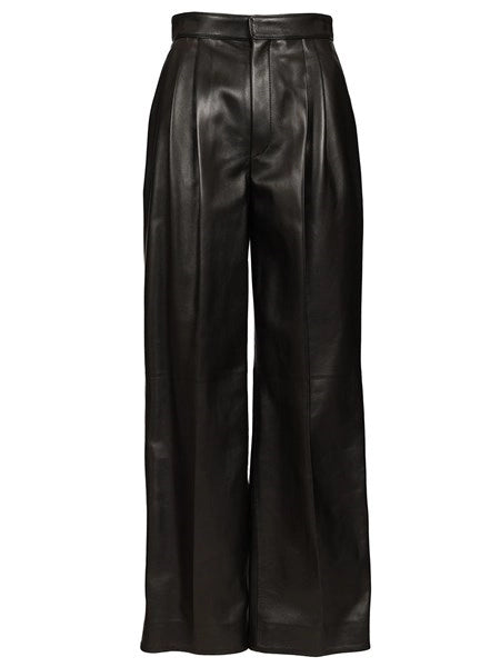 Pantaloni in pelle lucida