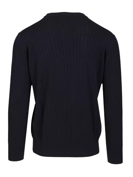 Maglione in lana a coste