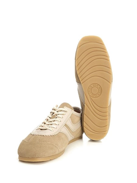 Sneakers in pelle e suede