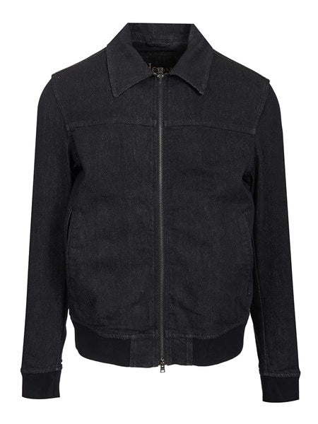 Bomber in denim stretch