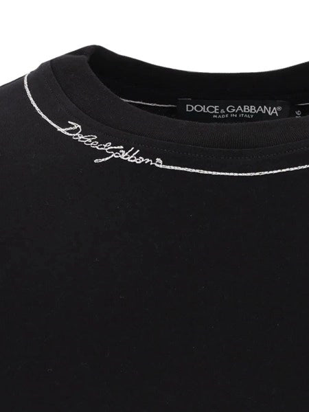 T-shirt in cotone con ricamo