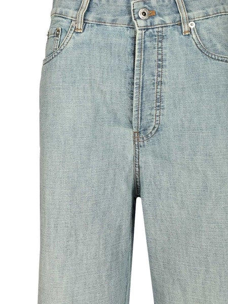 Pantaloni in denim chambray