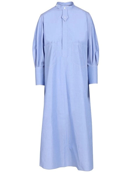 abito a camicia in popeline di cotone