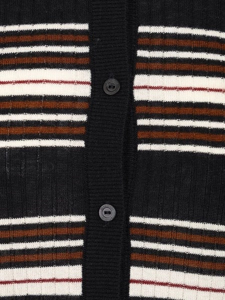 Cardigan girocollo