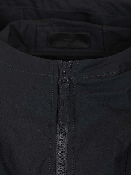 Giacca con cappuccio in twill di cotone biologico