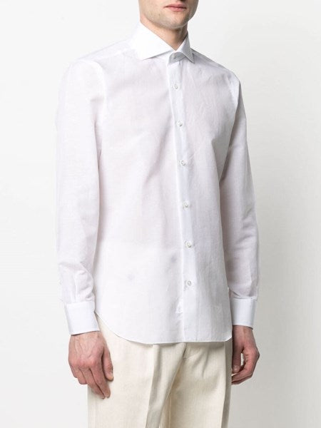 Camicia con collo alla francese