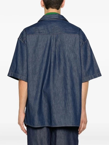 Camicia a maniche corte in cotone