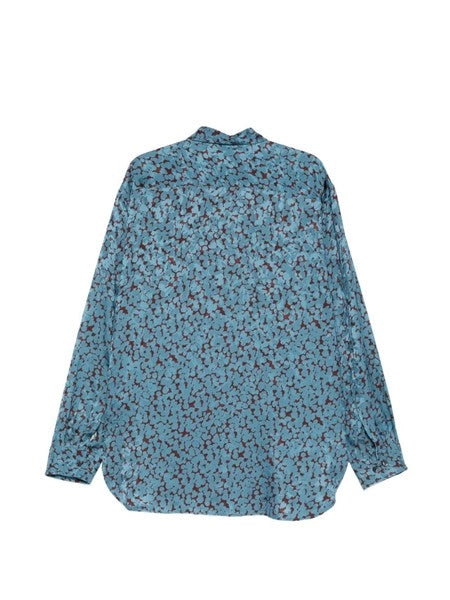 Camicia in raso stampato