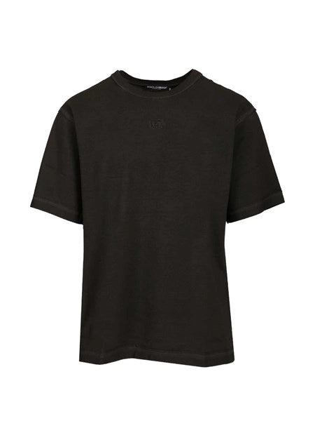T-shirt in cotone con ricamo