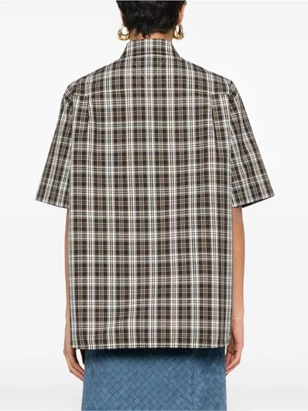 Camicia in cotone compatto