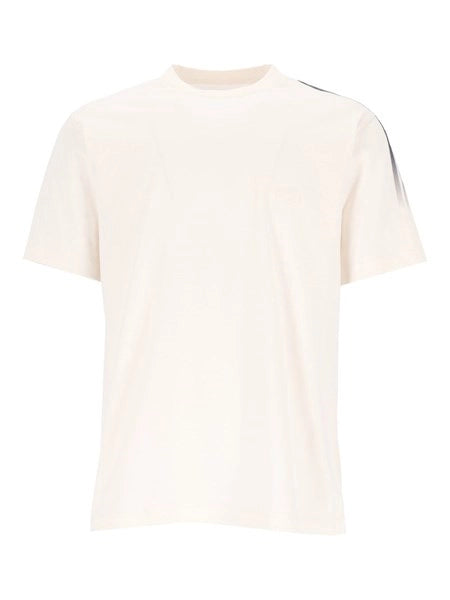 T-shirt maniche corte con righe sfumate