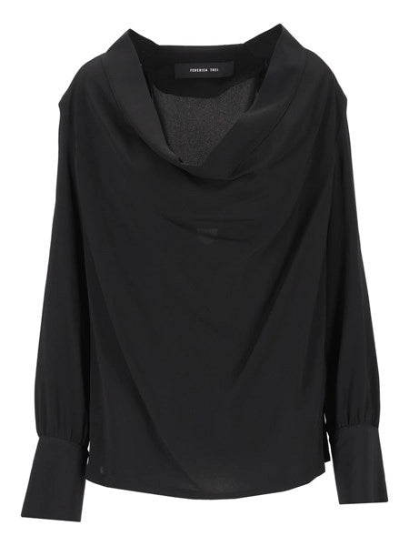 Blusa scollatura morbida