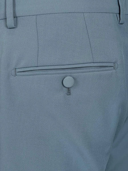 Pantaloni in popeline di lana