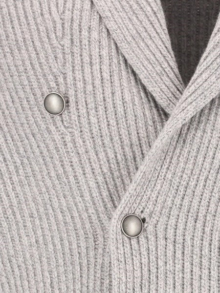 Cardigan doppiopetto in lana