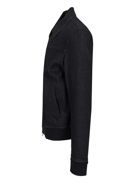 Bomber in denim stretch